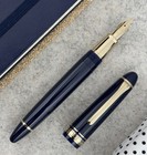 Sailor 1911 Casual L Stable Fountain Pen In Muted Blue  Gold Trim  Medium Point