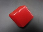 Lot Of 3 Vintage 1  Red Bakelite Buttons Catlin Tested Costume Craft Jacket