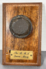 Vintage Rms Queen Mary Salvaged Condenser Bolt Mounted Display Plaque