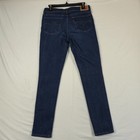 Levi s 711 Skinny Jeans Womens 29 Blue Denim Stretch Dark Wash Mid Rise Travel