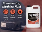 Fogworx Fog Juice - 1 Gallon Of Organic Fog Fluid  128 Oz  - Medium Density H   
