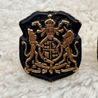 Vintage Heraldic Cufflinks British Royal Coat Of Arms Lion Unicorn 1 