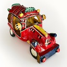 Vtg Mexico Handmade Handpainted Folk Art Ceramic Clay Torismo Bus