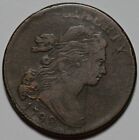 1798 Draped Bust Large Cent - 2nd Hair Style - Scratched - Us 1c Copper Coin
