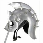 Replica Larp Cosplay Costume Medieval Gladiator Helmet Maximus Crusader Helmet