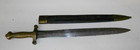 French Army Model 1831 Glaive Artillery Short Sword W leather Scabbard