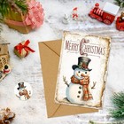 40 Pack Retro Christmas Greeting Cards Vintage Xmas Cards With Envelopes Sticker