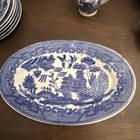 Vintage Sears Blue Willow Childs Tea Set  Made In Occupied Japan  28 Pieces