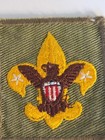 Patch Boys Scouts Of America Emblem Green Square Vintage Original 2 x2 25 