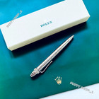 Rolex Vintage Palladium Finish Pen Rare Collectible Vip Gift Box