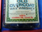 Vintage Old Overcoat Bottle 4-1 8  Comical Joke No Alcohol  wry Whishey   Ohio