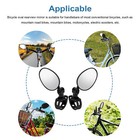 Bike Mirror Rotaty Round Mtb Road Handlebar Bicycle Rear View Glass Cycling Usa