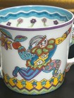 Tiffany   Co  1997 Fantasy Circus Theme Youth Bowl And Two Handled Mug