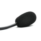 Headset Mic Foam Cover Replacement Windscreen Pop Filter 3 Pack Black