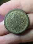 1851 Us Braided Hair Liberty Head Large Cent Early Copper Penny 1c 13 Stars