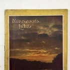 Antique 1906 Northern Pacific Railway Minnesota Lakes Travel Brochure Map Resort
