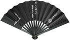 Japanese Samurai War Fan Tessen Kuroda Kanbei Yoshitaka Feudal Warlord Black New