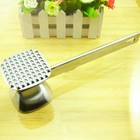 Stainless Steel Aluminium Double Side Beaf Steak Mallet Meat Tenderizer Hammer 2