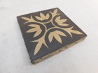 One Antique Encaustic Floor Tile Victorian Style A e t  Co  Limited No  5 Ornate