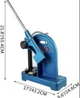 Manual Arbor Press 3-ton Metal Stamping Tool Ratchet Leverage Bench Press