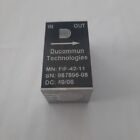 Ducommun Technologies Wr42 Junction Isolator  16 Db  18 0-26 5 Ghz  0 87  Length