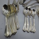 Lot Of 49 Pieces Vintage 1881 Rogers Ltd Oneida Silverplate Flatware King James