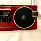 Vintage Radio Retro 1980 s Sears Roebuck   Co Sr-3000 Series - Red Boombox
