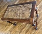 Vintage Cane Stool Piano Bench  - Antique Vanity - Excellent Condition 