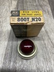 Allen-bradley 800t-n20 Red Pilot Light Cap Oem Lens Cover  4013f157si