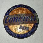 Vtg Congress Beer Syracuse Ny Haberle Brewing Shaker   Metal Beer Ball Tap Cover