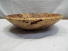 Hand Carved Turned Wood Oak Burl Centerpiece Bowl Paul Luttrell Live Edge