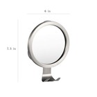 Shower Mirror Fogless For Shaving With Razor Holder  Powerful Lock Suction Fo   