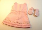 American Girl Doll 18    Just Like You Petal Pink Ii Sundress 2010 With Sandals