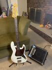 2008   2009 Fender Squier Classic Vibe 60 s Jazz Bass Olympic White First Gen