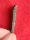 Authentic Medieval Gilt Belt Mount Terminal With Enamel Remains     Rare   