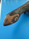 Vintage Australian Aboriginal Art Wood Carving Goanna Lizard Folk Art 13 