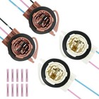 2pcs 3156 Bulb Socket And 2pcs 3157 Bulb Sokcet Tail Light Socket Pigtail