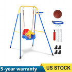 4 In 1 Toddler Swing Set indoor outdoor Baby Swing With Metal Stand Kids Swing