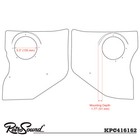 Retrosound Speaker Kick Panels With Speakers For 1961-62 Chevy Impala Bel Air