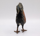 Lovely Antique Austrian Vienna Cold Painted Bronze Figure Of Rooster