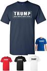 Donald Trump President T Shirt Make America Great Again  Official Logo Any Color