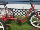 Trailmate Desoto Classic Adult Tricycle Red 24  Skyway Mag Wheels Kenda Tires