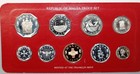 1978 Republic Of Malta Decimal Proof 9 Coin Set Franklin Mint With Case And Coa 