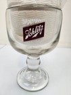Schlitz Heavy Bar Chalice 8  Beer Goblet     Thick 3 8  Glass     Vintage Logo