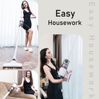Corded Vacuum Cleaner  Handheld 5-in-1 Stick Lightweight Broom White 