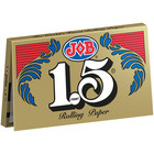 Job Gold 1 5 Rolling Paper 1 1 2 Size Classic Cigarette Papers  5 Booklets  