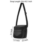 Black Camera Protective Bag Shoulder Pouch Zipper Case For Nikon Canon Sony Dslr