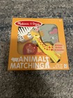 Melissa   Doug Wooden Safari Animal Matching Play Set Toddler Toy 