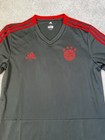 Adidas Climacool Fc Bayern Munich 2018 Soccer Football Jersey Men   s Medium Grey
