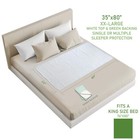 Premium Quality Bed Pad  Quilted  Waterproof  Reusable And Washable  35  X 80 